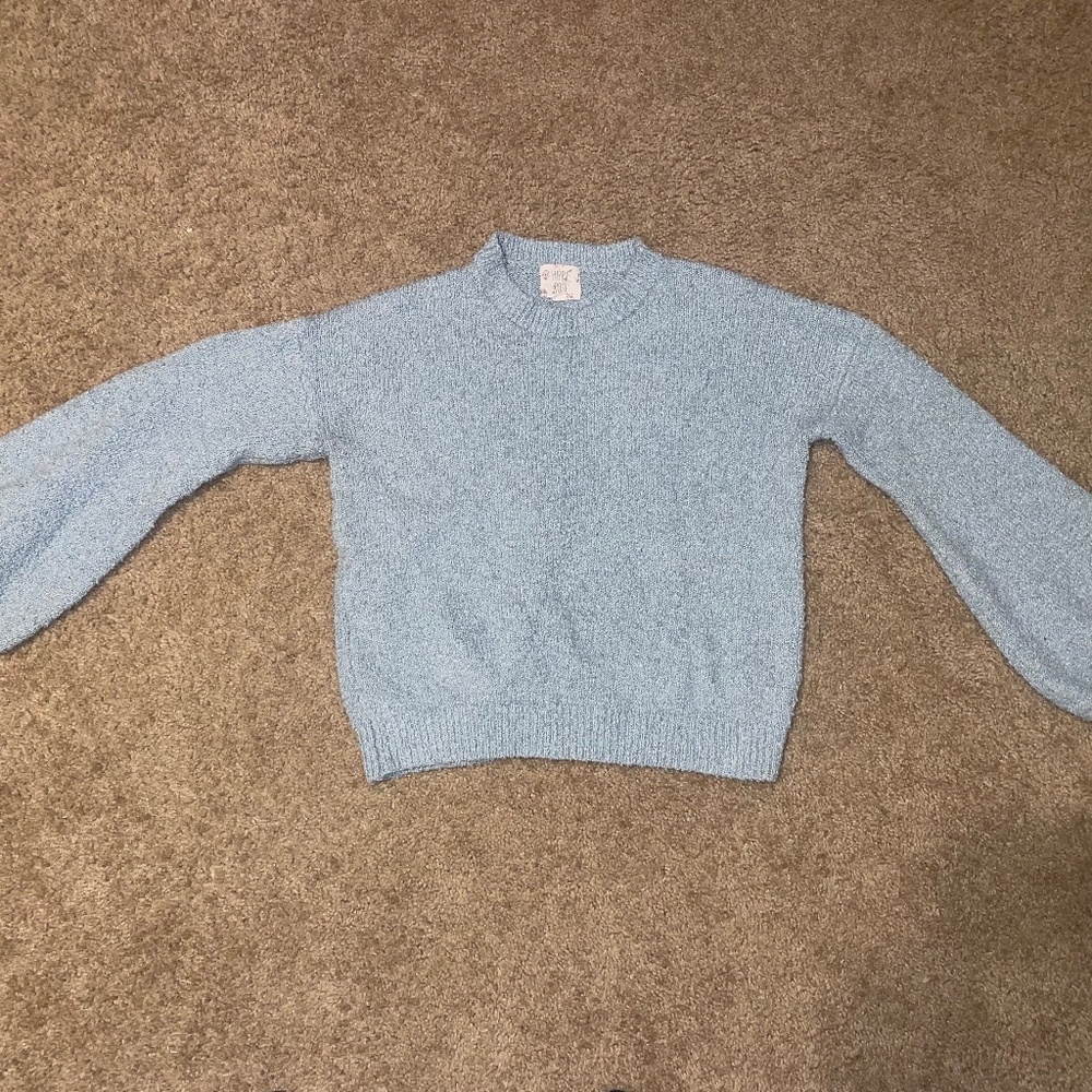 Teal small long sleeve sweater